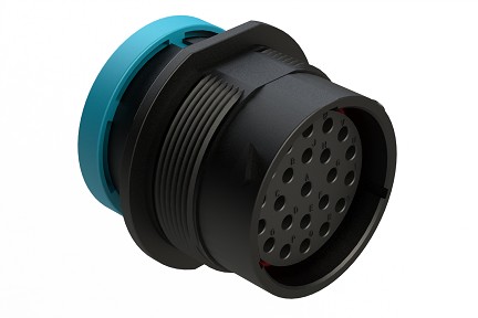 AHDP04-24-23SR-BRA  23 Positions, Receptacle, Socket, Shell Size 24, Reversed Arrangement, Reduced Diameter Seal, Backshell Ring Adapter (Snap -on). Comparable to PN# HDP24-24-23SE-L017