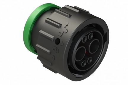 AHDP06-18-06SN-BRAC030  2 Positions, Plug, Socket, Shell Size 18, Standard Arrangement, Normal Diameter Seal, Backshell Ring Adapter (Snap-on). Comparable to PN# HDP26-18-6SN-C030