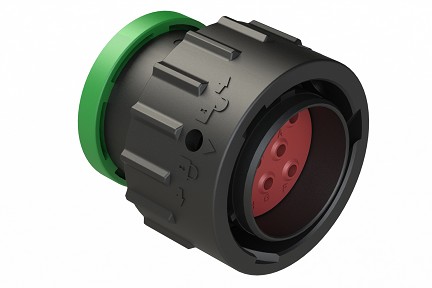 AHDP06-18-08PN-BRA  8 Positions, Plug, Pin, Shell Size 18, Reversed Arrangement, Normal Diameter Seal, Backshell Ring Adapter (Snap-on). Comparable to PN# HDP26-18-8PN-L017