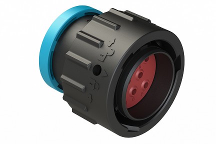 AHDP06-18-08PR-BRA  8 Positions, Plug, Pin, Shell Size 18, Reversed Arrangement, Reduced Diameter Seal, Backshell Ring Adapter (Snap-on). Comparable to PN# HDP26-18-8PE-L017