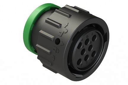 AHDP06-18-08SN-BRA  8 Positions, Plug, Socket, Shell Size 18, Standard Arrangement, Normal Diameter Seal, Backshell Ring Adapter (Snap-on). Comparable to PN# HDP26-18-8SN-L017