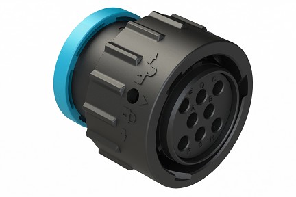 AHDP06-18-08SR-BRA  8 Positions, Plug, Socket, Shell Size 18, Standard Arrangement, Reduced Diameter Seal, Backshell Ring Adapter (Snap-on). Comparable to PN# HDP26-18-8SE-L017