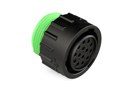AHDP06-18-14SN-WTA Size 18 Plug with 14 positions, Socket, standard arrangement, normal seal, wide thread adapter. Comparable to PN# HDP26-18-14SN-L024