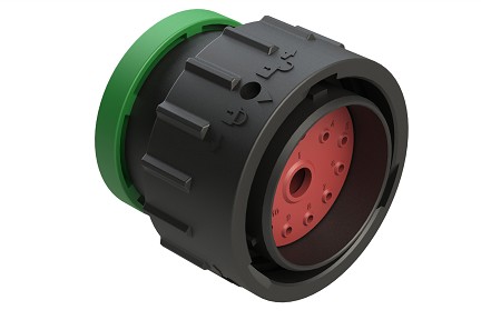 AHDP06-24-14PN-BRA  14 Position Receptacle, Pin, Shell Size 24, Normal Diameter Seal (Green), Backshell Ring Adapter.  Comparable to PN# HDP26-24-14PN-L017