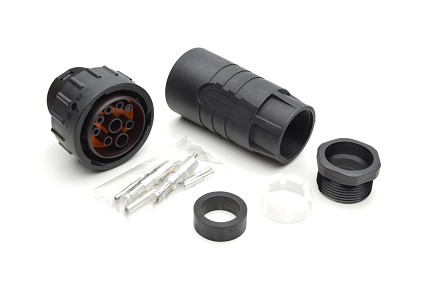 AHDP06-24-91S-BS1-K06M Plug Kit with #8 for 6mm² ; machined contacts #12 & #16