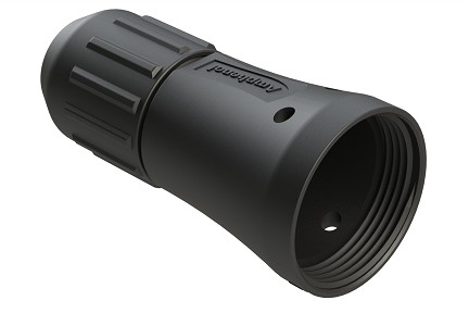 AHDPBS-24L015-005  Shell Size 24 Backshell for Small Thread Adapter Connectors, 2 PC, Compression Nut, Cable Diameter Range 14.5mm - 18.0mm.  Comparable to PN# M902-2244,M902-2054