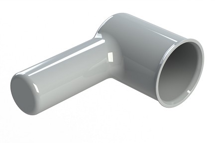 AHDPM18-BT-RA  Shell Size 18 90° Rubber Boot, for DuraMate AHDP (SRA only) & AHDM, PVC, Grey.  Comparable to PN# HD30-18BT-90