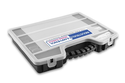 AT-CK-715  AT Series Standard Connector Kit. Includes positions 2, 3, 4, 6, 8 and 12 with wedgelocks, contacts and tool. 715 pieces in case.