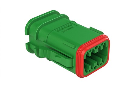 AT06-08SA-OMGRN  8 Position, Plug, Socket, Structure Plus™, Green