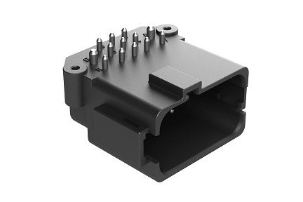 AT1612-13PBNF13  13-Way 90° Receptacle, Pin, Keyed B. (Wedgelock not required)