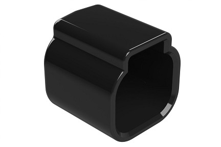 AT2P-DC-BK  2 Position, Protective Cap, Receptacle, AT Series™, Black.  Comparable to PN# DT2P-DC-BK