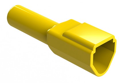 AT3P-BT-YW  Boot (Backshell) for 3-way Receptacle, Black. Comparable to PN# DT3P-BT-YW