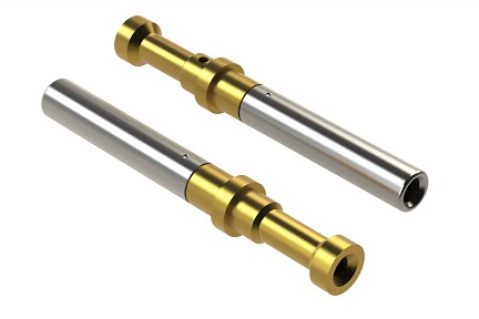 AT62-201-2031-22  Size 20 Solid Machined Socket, Contact, Gold-Plating, 5A, Wire Range 22-26AWG