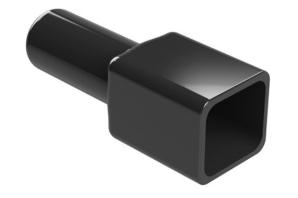 AT6P-BT-BK  Boot (Backshell) for 6-way Receptacle, Black. Comparable to PN# DT6P-BT-BK