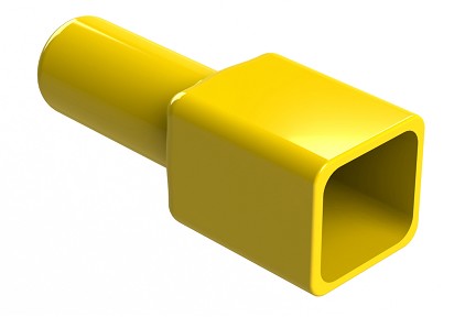 AT6P-BT-YW  Boot (Backshell) for 6-way Receptacle, Black. Comparable to PN# DT6P-BT-YW