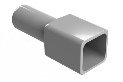 AT6P-BT  Boot (Backshell) for 6-way Receptacle, Grey. Comparable to PN# DT6P-BT