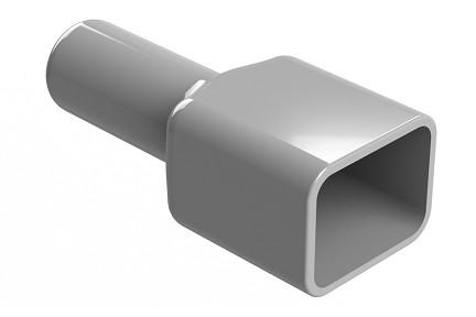 AT8P-BT  Boot (Backshell) for 8-way Receptacle, Grey. Comparable to PN# DT8P-BT