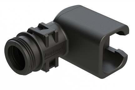 ATBS-236-0405  Backshell for 4 Position Plugs, 90°. Cable Exit Designed for Corrugated Tube NW 6, 7.5 ,8.5 & 10.  Comparable to PN# 1011-236-0405