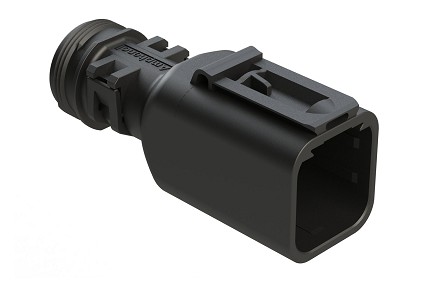 ATBS-241-0605  6 Position Backshell, fits AT04-6P* Receptacles, Enhanced Dovetail for Mounting Clips.  Comparable to PN# 1011-241-0605
