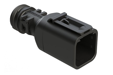 ATBS-269-0605  6 Position Backshell, fits AT04-6P* Receptacles Internal Strain Relief, Enhanced Dovetail for Mounting Clips.  Comparable to PN# 1011-269-0605