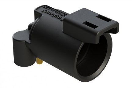 ATFHD13-1-12P-BM11  1 Position, Right Angle Board Mount Receptacle, Pin, Self-Threading, Gold Plated Size 12 Contact