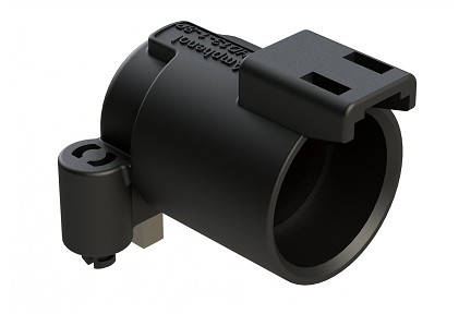 ATFHD13-1-8P-BM03  1 Position, Right Angle Board Mount Receptacle, Pin, Snap Fit, Tin Plated Size 8 Contact