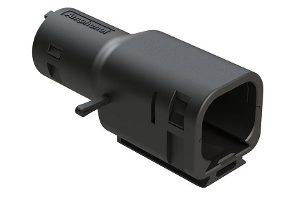 ATMBS-027-0405  4 Position Backshell, fits ATM04-4P* Receptacles, Internal Strain Relief, Enhanced Dovetail for Mounting Clips.  Comparable to PN# 1028-027-0405