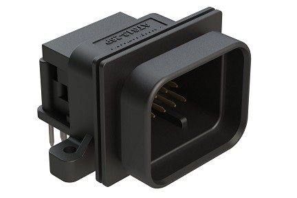 ATS13-26PB-BM288-4  26 Position 90° PCB Receptacle, Pin, Keyed B, Lower Locking, Black.  Comparable to PN# 6437288-4