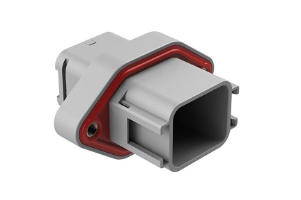 ATV02-18PA-RR01 18 position flange mount receptacle, Size 16 contact, key A, double reduced seal. Comparable to PN# DTV02-18PA-C015