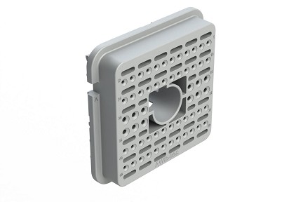 AWB-60SA  60 Position Plug Wedgelock, Keyed A, Grey.  Comparable to PN# WB-60SA
