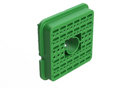 AWB-60SC  60 Position Plug Wedgelock, Keyed C, Green.  Comparable to PN# WB-60SC