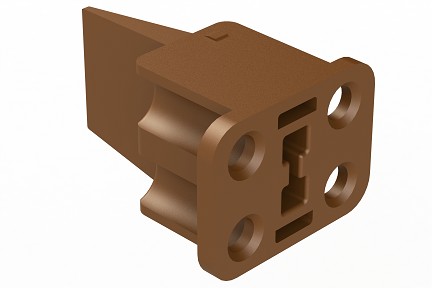 AWP-4SD  4 position Socket wedgelock, keyed D