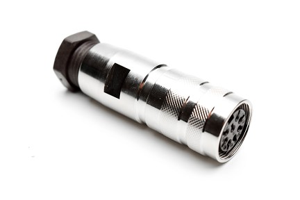 C091 11D008 001 2 - M16 Female cable connector with internal strain relief and metal locking ring. 8 contacts, 6-8mm cable diameter. Contacts sold separately. Comparable to PN# 99-5672-00-08
