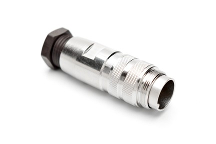 C091 11H007 001 2 - M16 Male cable connector with internal strain relief and metal locking ring. 7 contacts, 6-8mm cable diameter. Contacts sold separately. Comparable to PN# 99-5625-00-07