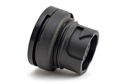 C091 31G107 200 5 U  Female Receptacle, Quicklock, Size M16, 7 Contacts, Gold Contact Plating, 7B Arrangement, Ring Nut