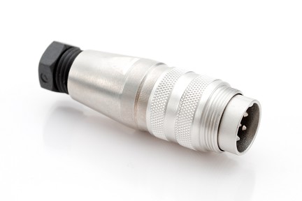 C091 31H006 100 2 - M16 Male cable connector with internal strain relief and metal locking ring.  6 contacts, silver plated, 4-6mm cable diameter.  Contacts included. Comparable to PN# 99-5121-15-06, 99-5121-00-06