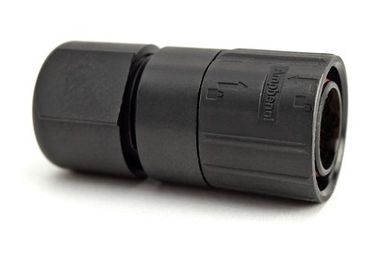 C091 31H107 100 5 U  Male Cable Connector, Quicklock, Size M16, 7 Contacts, Silver Contact Plating, 7B Arrangement, Cable Diameter 4-8.5mm