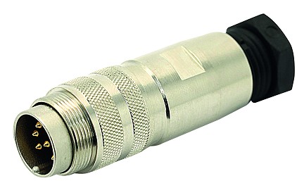 C091 31H107 101 2 - M16 Male cable connector with internal strain relief and metal locking ring. 7 contacts, silver plated, 6-8mm cable diameter.  Contacts included. Comparable to PN# 99-5681-15-07, 99-5681-00-07