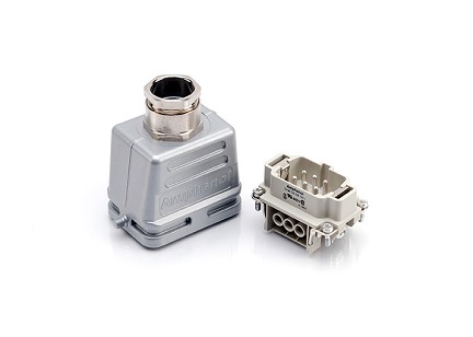 C14610E0069441M  6+PE  Plug Kit, Single Latch, Top Entry Low, M25