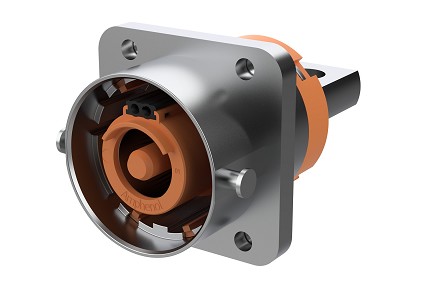C2151BG2100001  1 Pole High Voltage Female (Socket) Receptacle, B Code, 520A, 1500V, 0.25mm² wires for HVIL