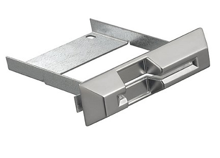 C702G46201G2 Silver rain-refusing metal bezel with coin spacer for PUSHMATIC® II smart card connectors.