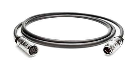 CA091 60 2300 007 - M16 AISG RET Cable Assembly with IP68 straight male /Female cable connectors, 7 meter, PUR cable, 8 pin interface, 5 loaded contacts