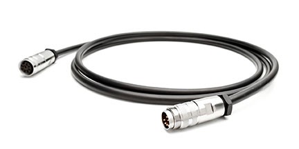CA091 60 4300 002 - M16 AISG RET Cable Assembly with IP68 straight male /Female cable connectors, 2 meter, PE cable, 8 pin interface, 5 loaded contacts