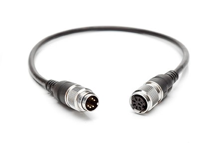 CA091 80 4300 003 - M16 AISG RET Overmolded Cable Assembly with IP68 straight male /Female cable connectors, 3 meter, PE cable, 8 pin interface, 5 loaded contacts