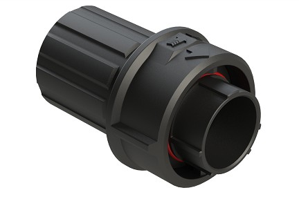 FLS612N3PHEC03  3 Position Plug, Pin, Shell Size 12, with Endcap, Fast Lock Coupling