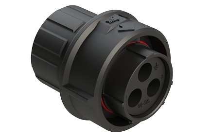 FLS614N3SHEC03  3 Position Plug, Socket, Shell Size 14, with Endcap, Fast Lock Coupling