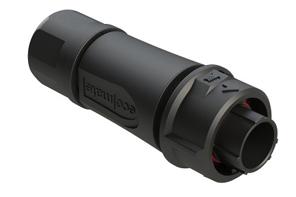 FLS6BS10N6P03  6 Position Plug, Pin, Shell Size 10, with Backshell, Cable OD Range 4.0-6.5mm, Fast Lock Coupling