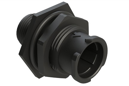 FLS710N4P03  4 Position Jam Nut Receptacle, Pin, Shell Size 10, Fast Lock Coupling