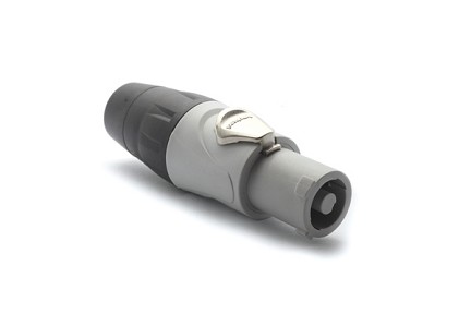 HP-3-FG  Power Cable Connector, Power Out, Screw Contacts, Thermoplastic, Grey. Comparable to PN# NAC3FCB