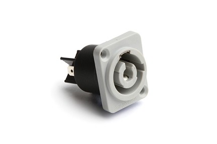 HP-3-MDG  Power Chassis Mount, Power Out, Solder Tabs 3/16